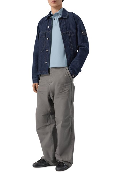 Мужское хлопковое поло STONE ISLAND, арт. L1S152200010/S0018