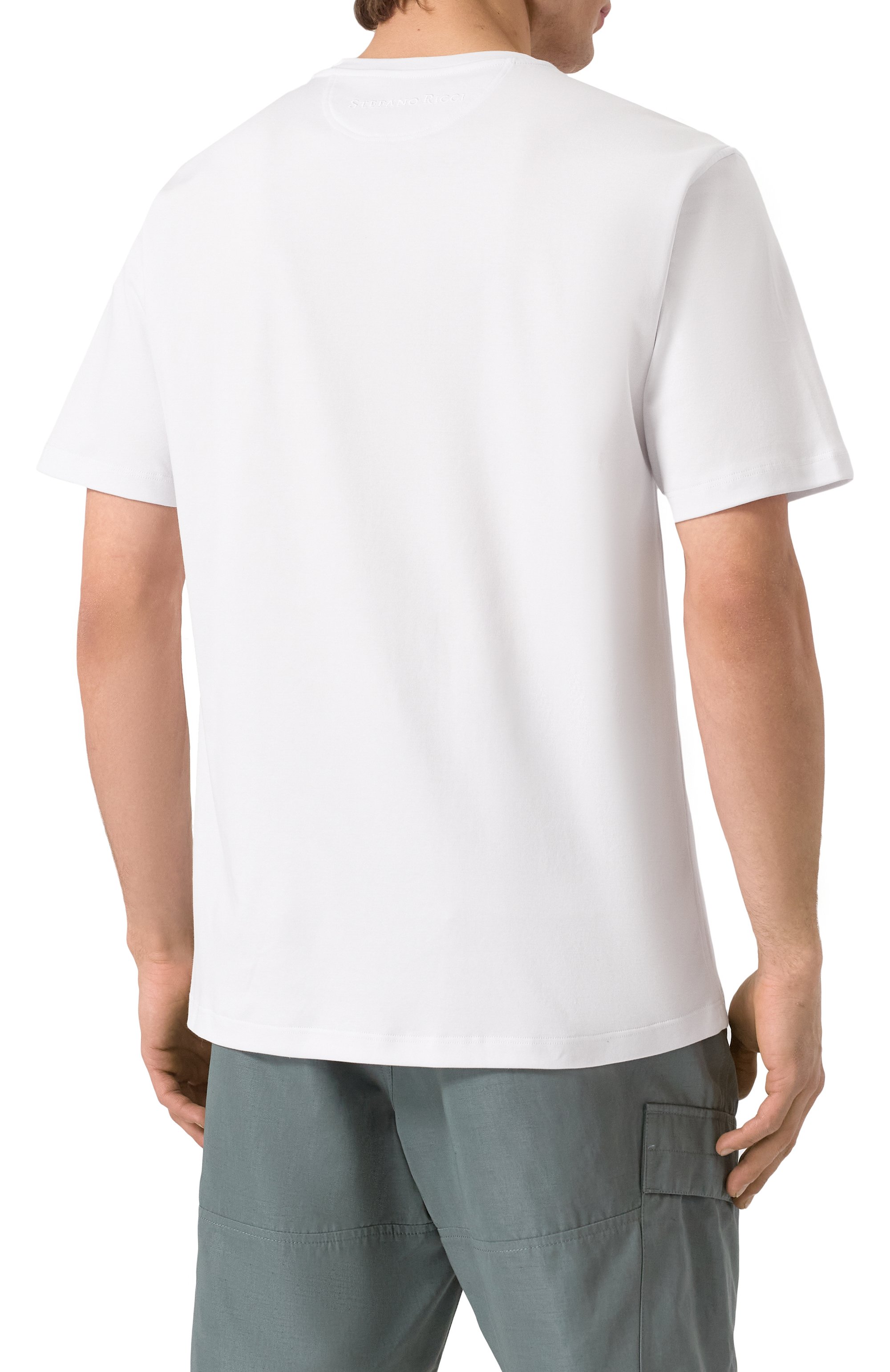 Хлопковая футболка STEFANO RICCI, арт. MNH5204260/LUXT, фото 4