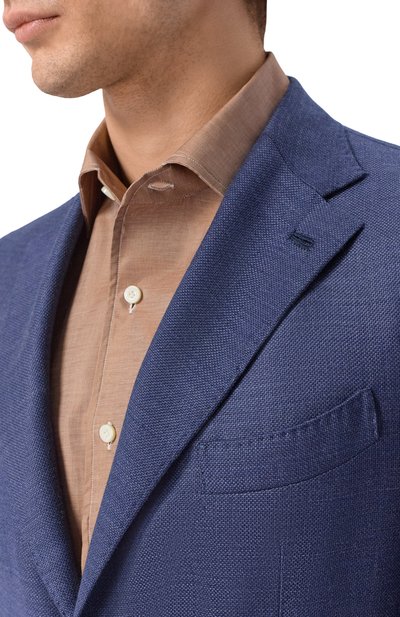 Шерстяной пиджак ANDREA CAMPAGNA, арт. SALINA C0N SPALLINA BASSA/T26123, фото 5