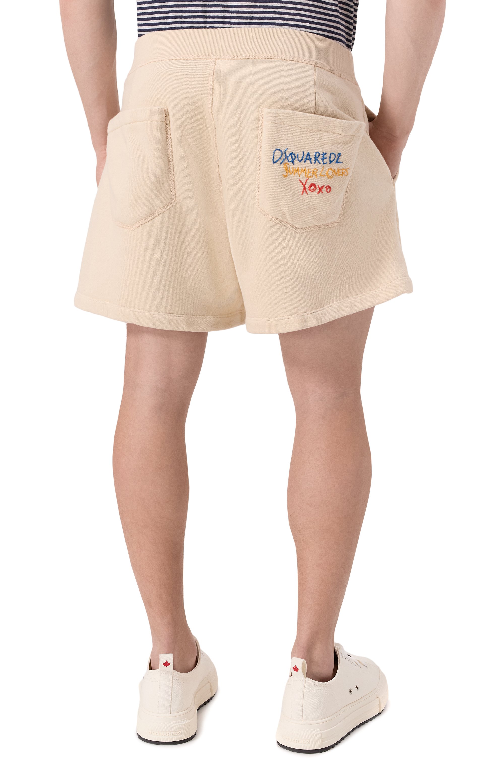 Хлопковые шорты DSQUARED2, арт. S78MU0056/S25140, фото 4