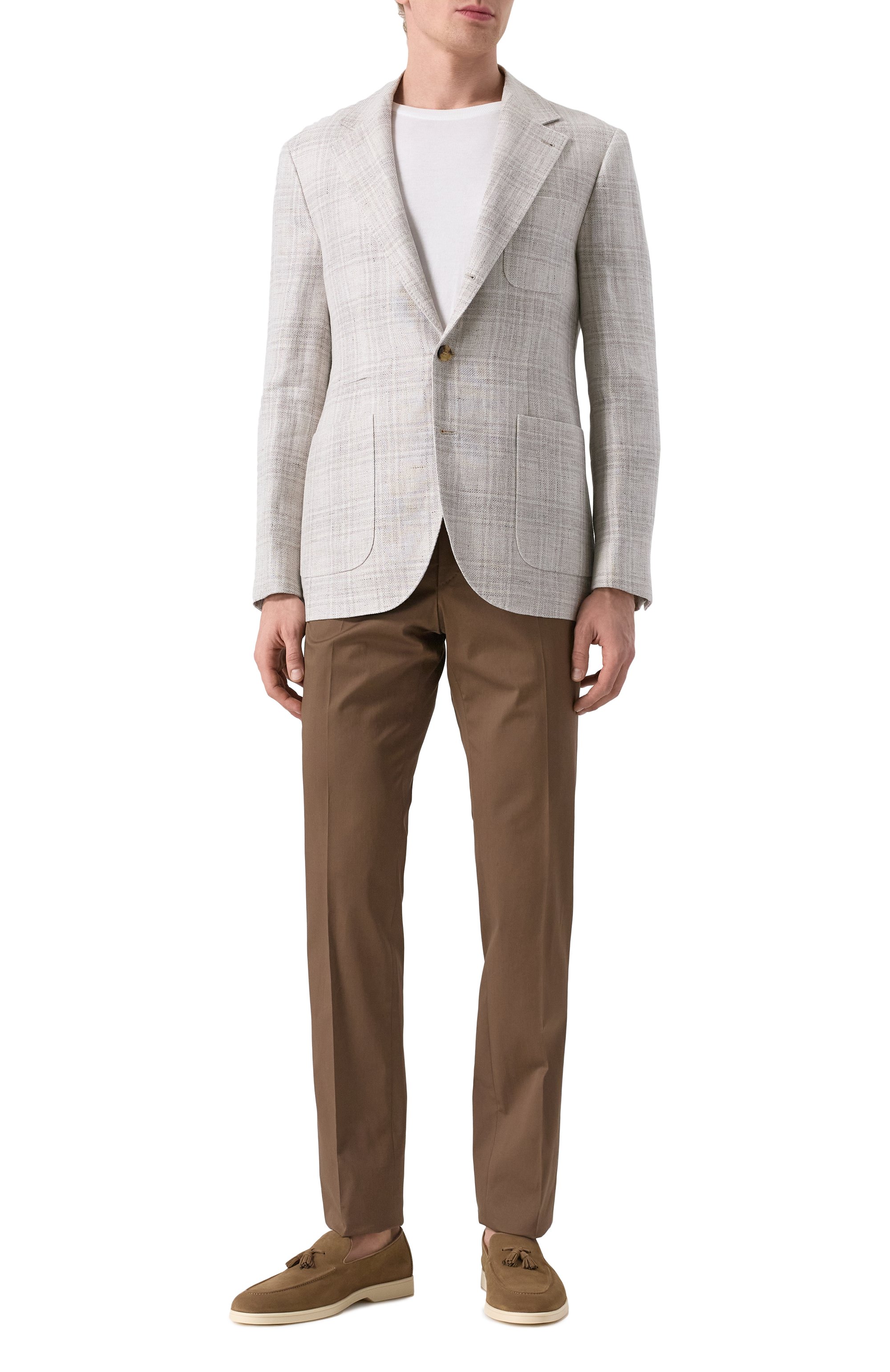 Пиджак изо льна и шерсти BRUNELLO CUCINELLI, арт. MR4877BND, фото 3