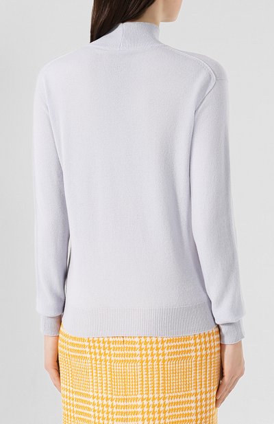 Кашемировая водолазка GIORGIO ARMANI голубого цвета по цене 118000 руб., арт. 3HAM16/AM83Z, фото 4 Кашемировая водолазка GIORGIO ARMANI, арт. 3HAM16/AM83Z, фото 4