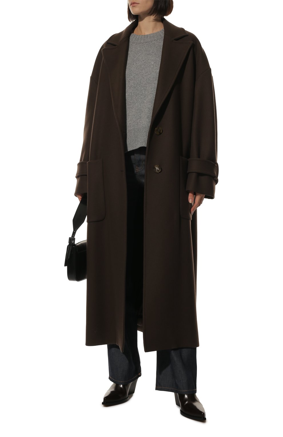 Кашемировый свитер SEVEN LAB серого цвета по цене 29400 руб., арт. Jumper 22 grey, фото 2 Кашемировый свитер SEVEN LAB, арт. Jumper 22 grey, фото 2