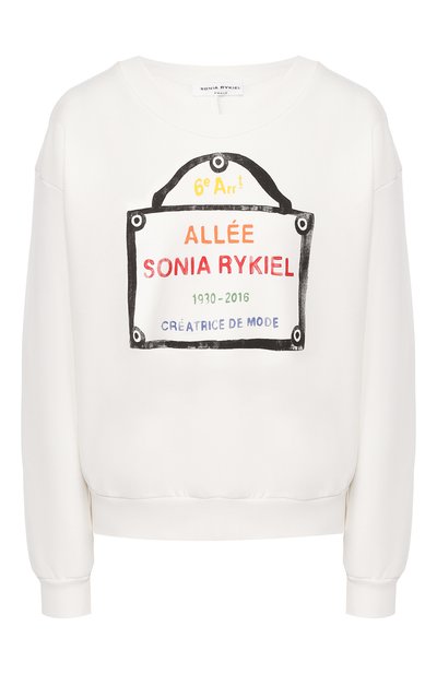 Женский хлопковый пуловер SONIA RYKIEL, арт. 12512064-PE