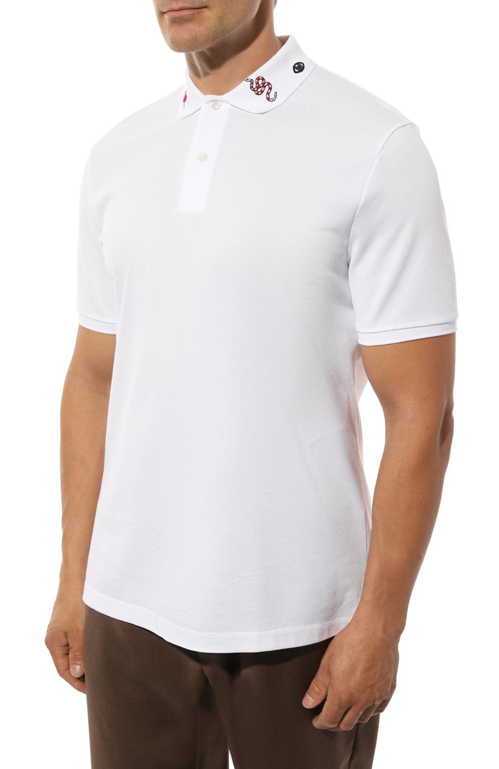 Хлопковое поло GUCCI, арт. 523059 X9U96, фото 3