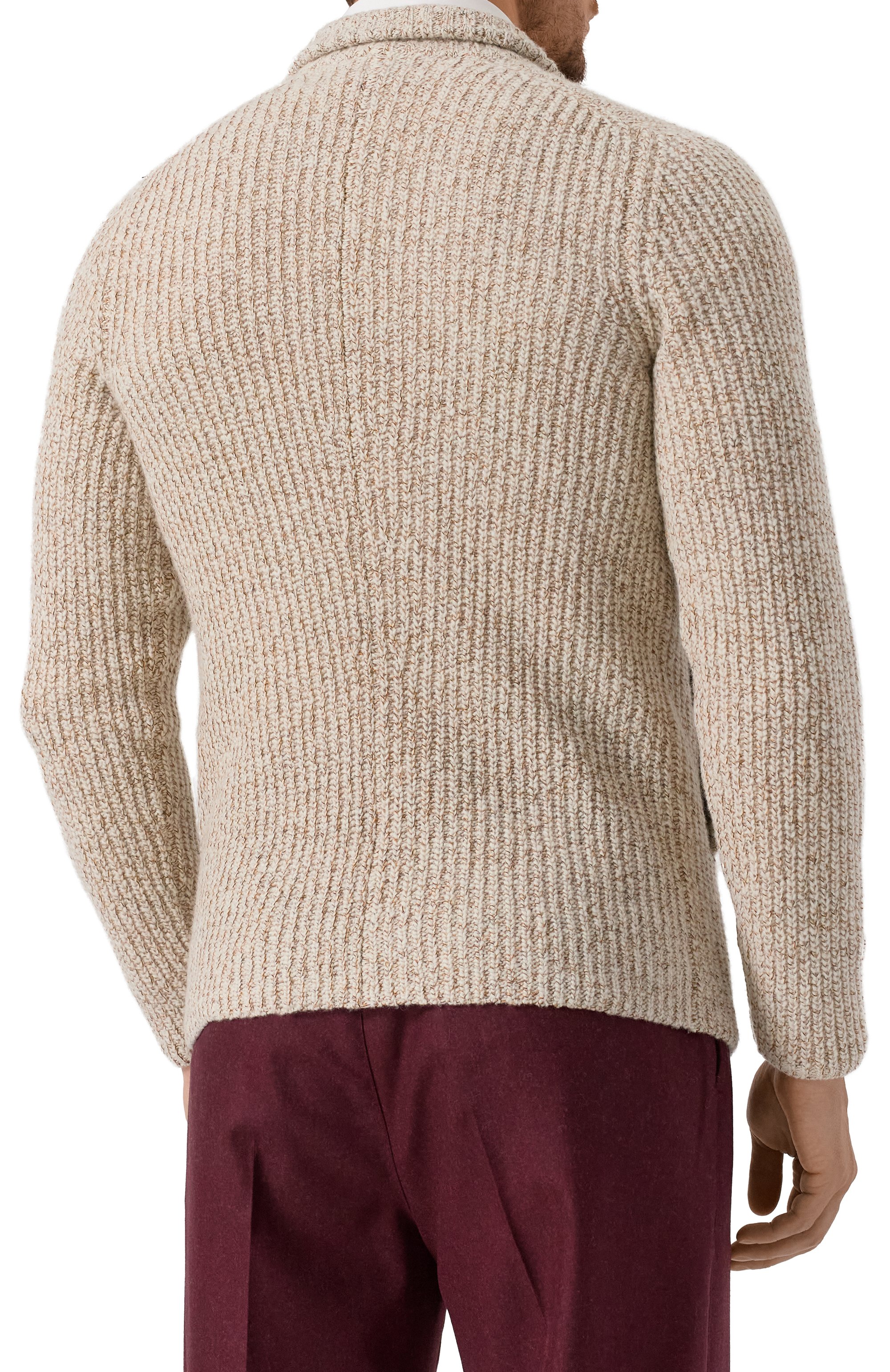 Кардиган из шерсти и шелка BRUNELLO CUCINELLI, арт. MRI55501, фото 4