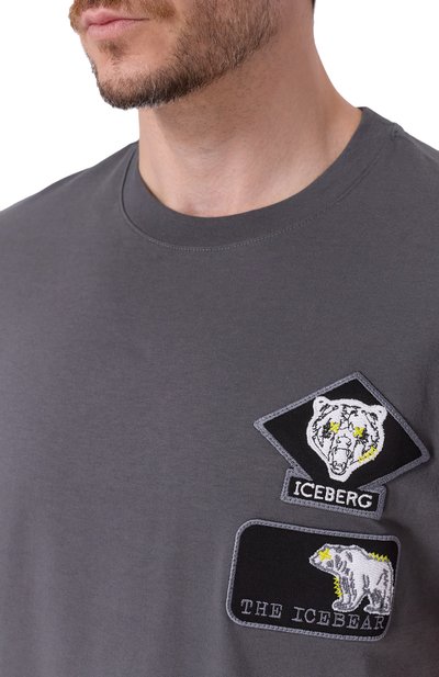 Хлопковая футболка ICEBERG, арт. F017/6306, фото 5