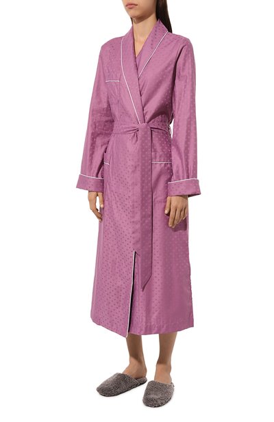 Хлопковый халат DEREK ROSE, арт. 2750-KATE010, фото 3