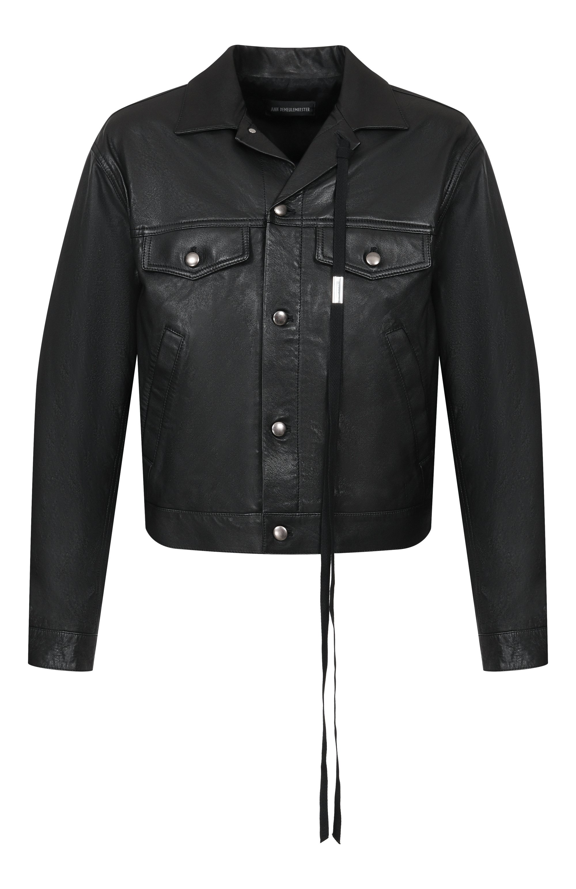 Кожаная куртка ANN DEMEULEMEESTER, арт. B0012717/LT038, фото 1