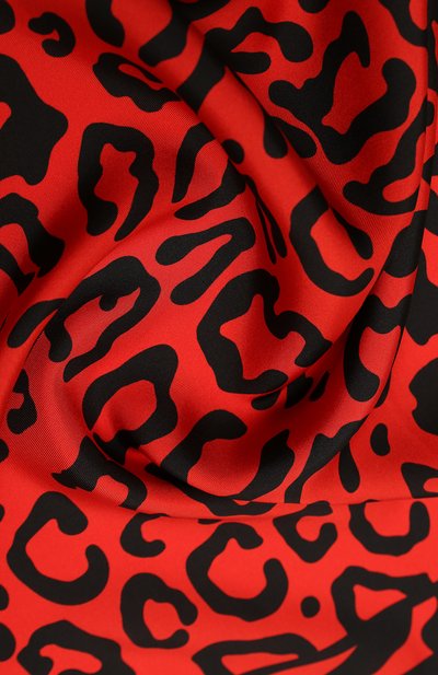 Шелковый платок DOLCE & GABBANA красного цвета по цене 39950 руб., арт. FN092R/GDBKR, фото 4 Шелковый платок DOLCE & GABBANA, арт. FN092R/GDBKR, фото 4