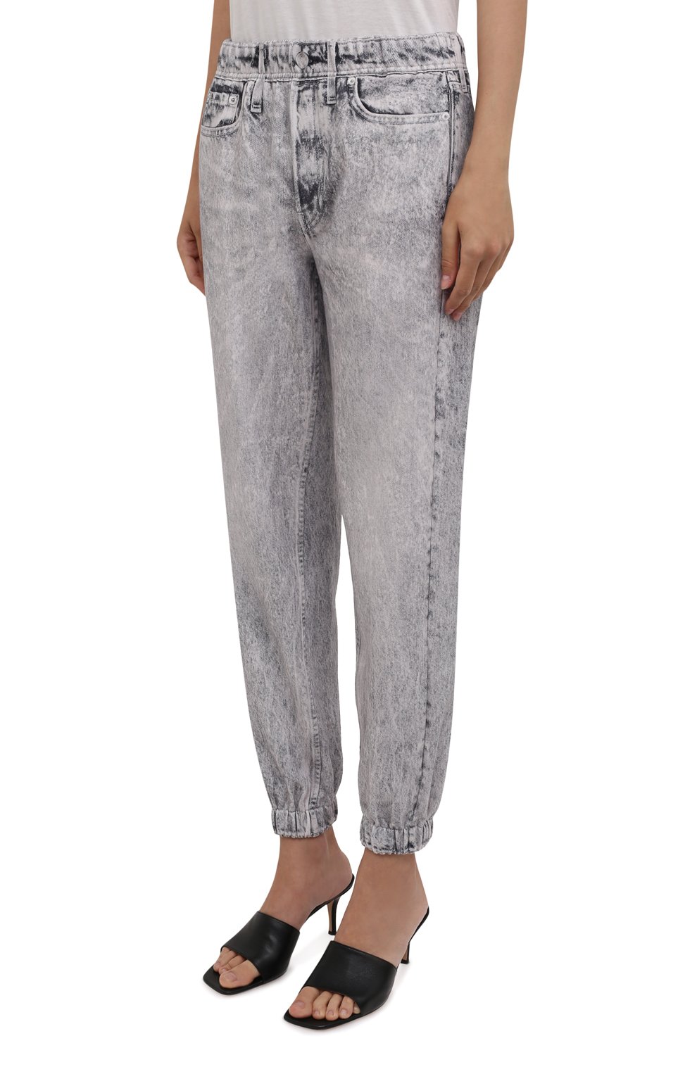 Джинсы RAG AND BONE серого цвета по цене 26250 руб., арт. WCW21P70037C03, фото 3 Джинсы RAG AND BONE, арт. WCW21P70037C03, фото 3