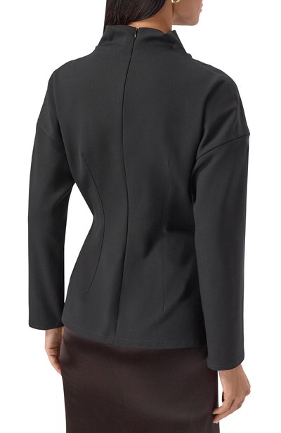 Шерстяной топ ARMARIUM черного цвета по цене 108000 руб., арт. ARMFWT034/W014, фото 4 Шерстяной топ ARMARIUM, арт. ARMFWT034/W014, фото 4