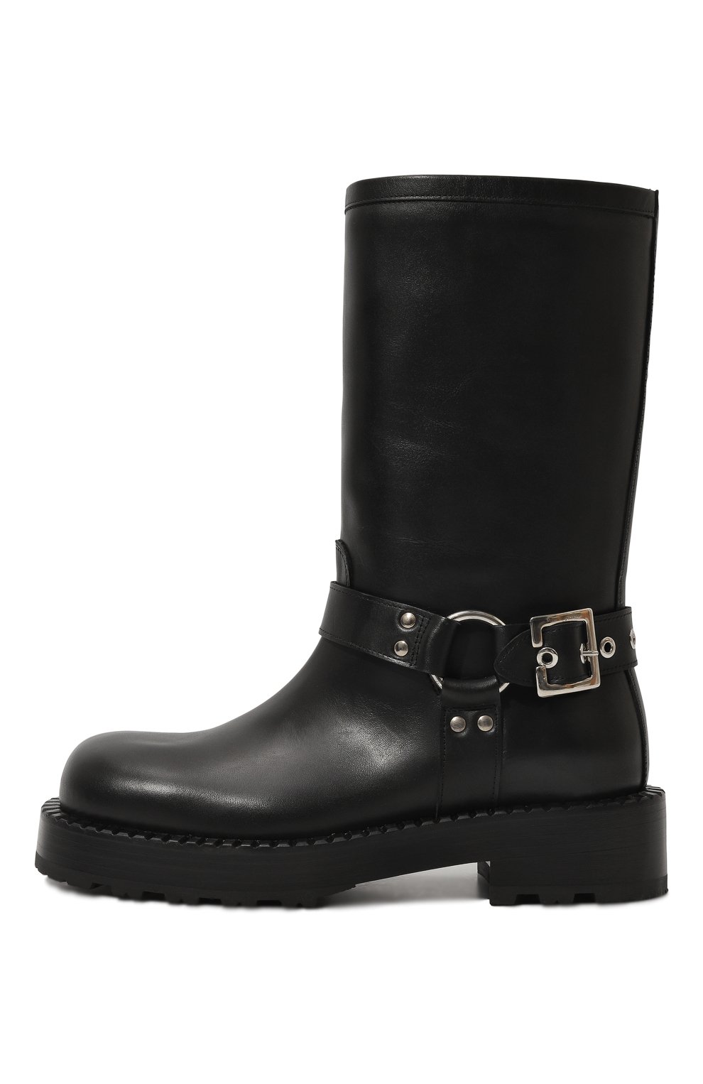 Кожаные ботинки MATTIA CAPEZZANI черного цвета по цене 75850 руб., арт. W314/VITELL0, фото 4 Кожаные ботинки MATTIA CAPEZZANI, арт. W314/VITELL0, фото 4