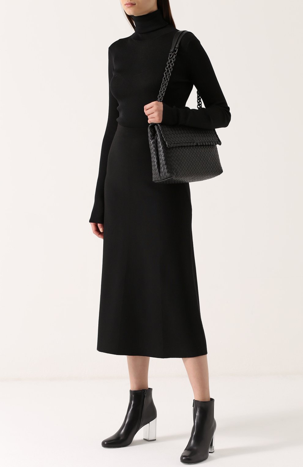 Шелковая водолазка фактурной вязки TOM FORD, арт. MAK652/YAX037, фото 2