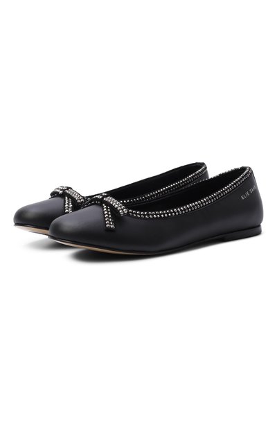 Кожаные балетки ELIE SAAB JUNIOR, арт. 82081/VAR3_001