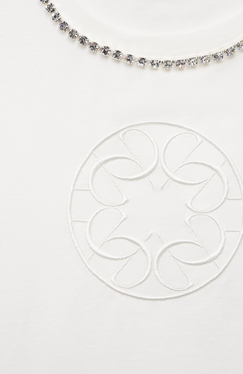 Хлопковая футболка ELIE SAAB JUNIOR, арт. EFTS005 TS0029/16A-18A, фото 3