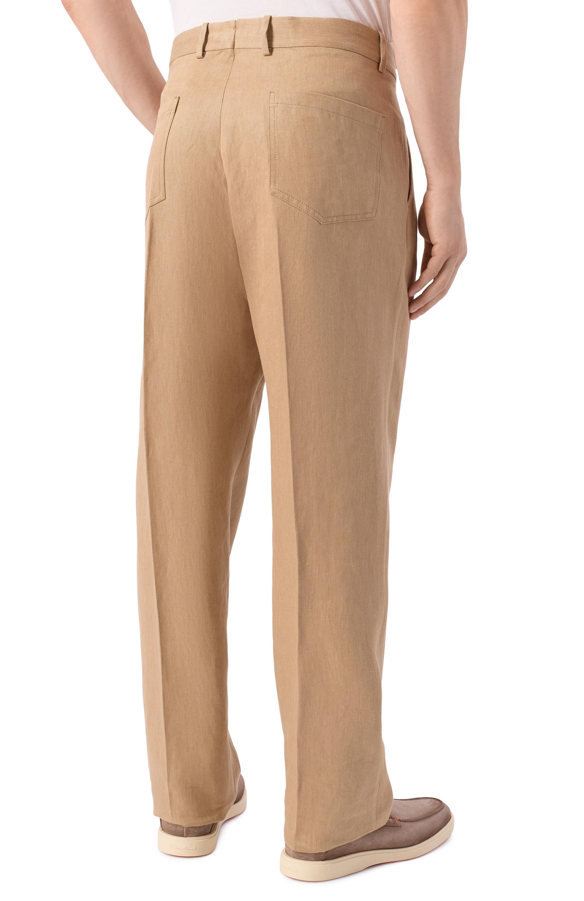 Льняные брюки MVST, арт. M26.2PM.T016/F102 LINEN DENIM, фото 4