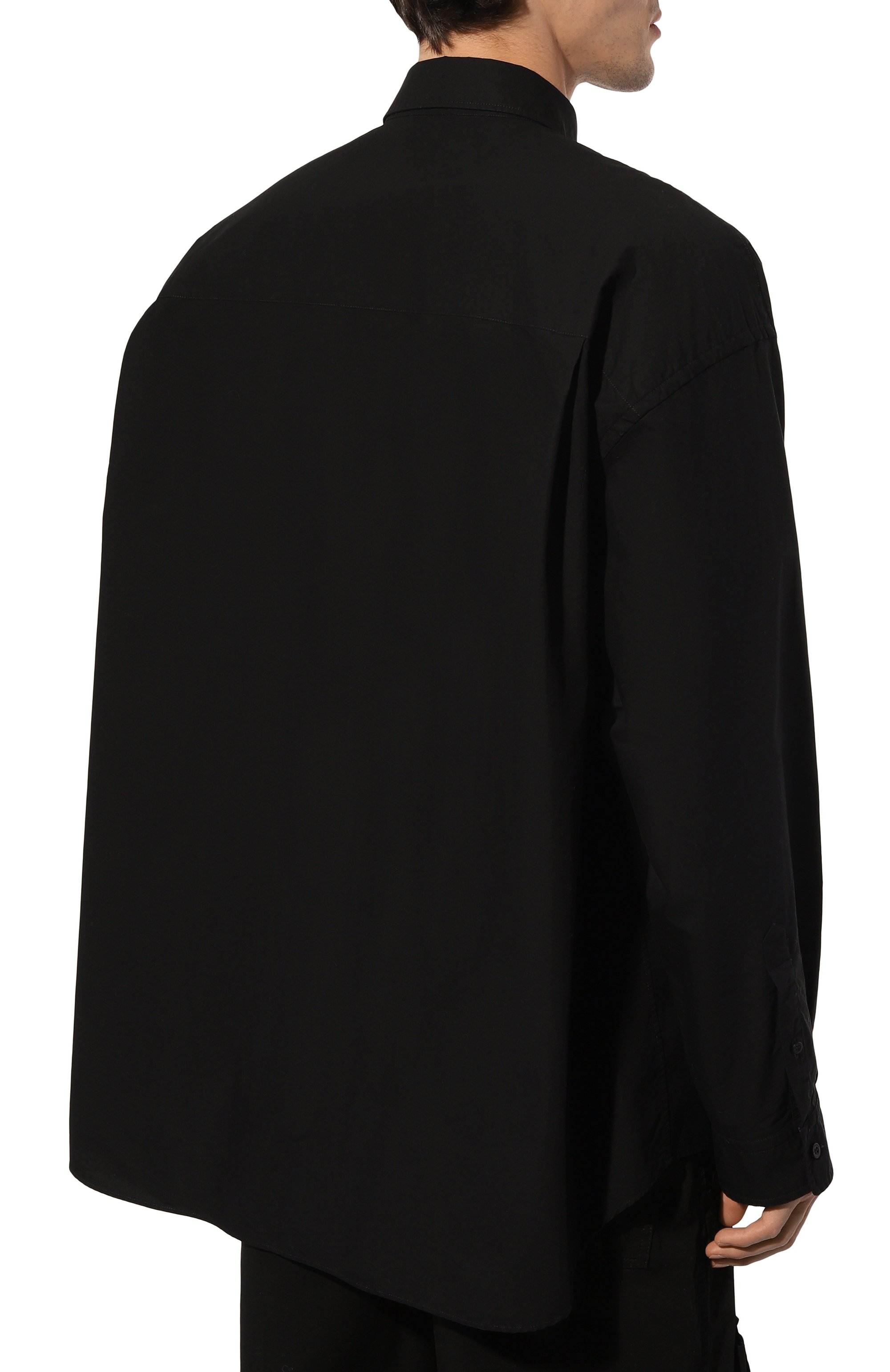 Хлопковая рубашка BALENCIAGA, арт. 796982/TNM60, фото 4