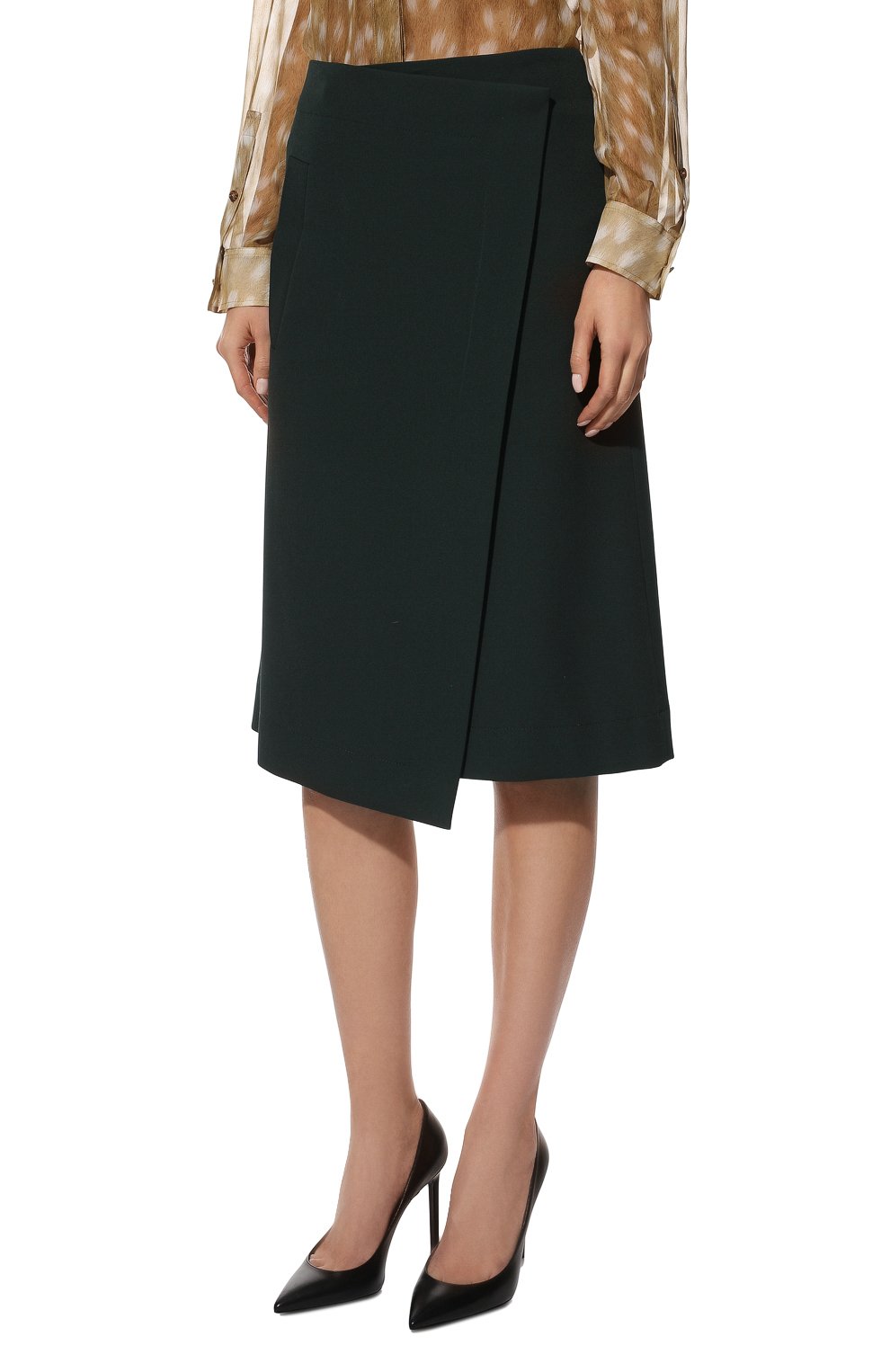 Юбка BOSS темно-зеленого цвета по цене 22100 руб., арт. 50457861, фото 3 Юбка BOSS, арт. 50457861, фото 3