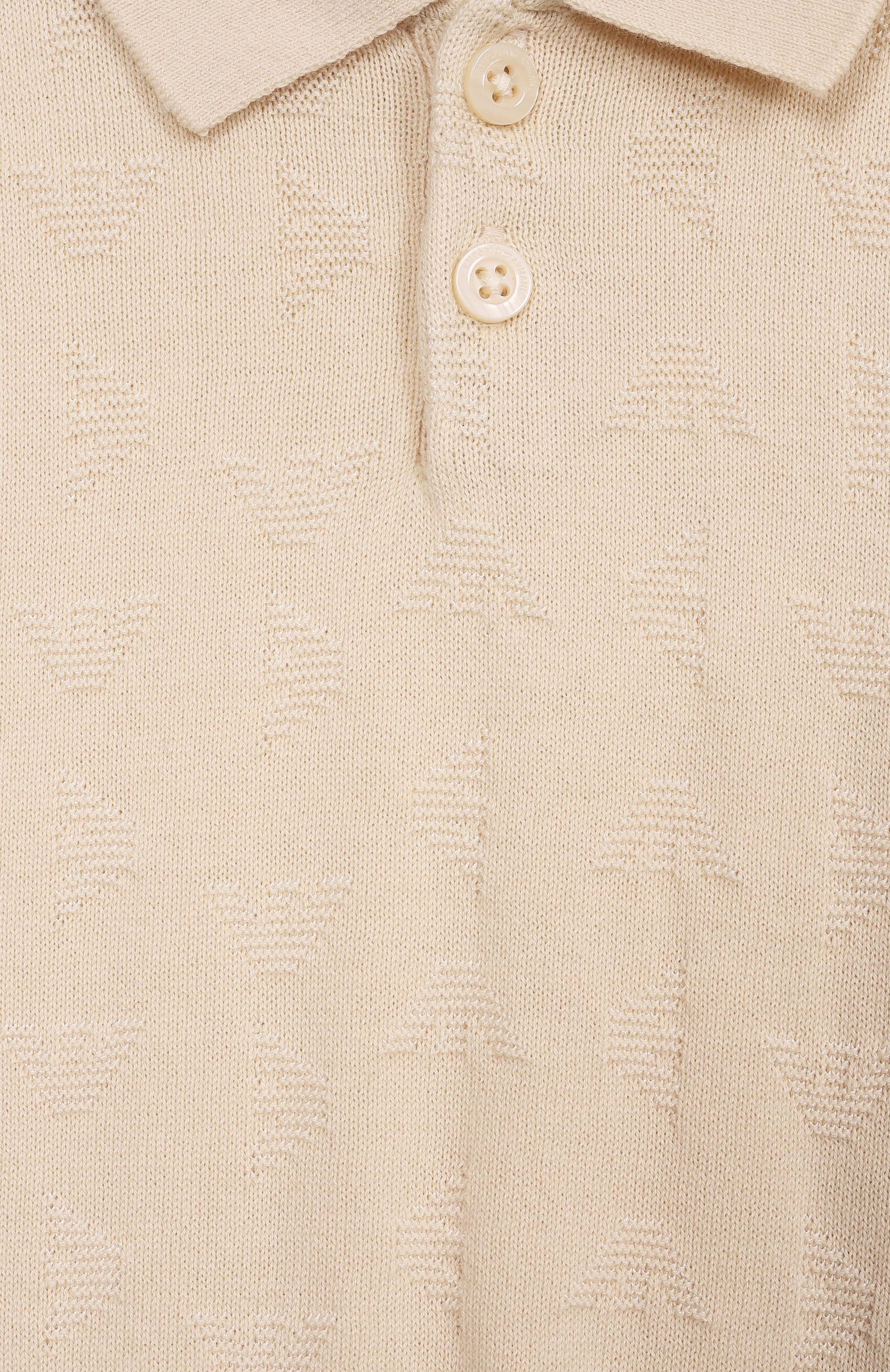 Поло из хлопка и вискозы EMPORIO ARMANI, арт. EB000287/AF13935, фото 3