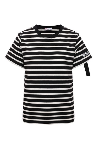 Женская хлопковая футболка REDVALENTINO, арт. WR0MG12G/686
