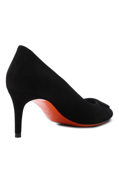 Замшевые туфли SANTONI черного цвета по цене 112000 руб., арт. WDIG71206HIATMGD, фото 5 Замшевые туфли SANTONI, арт. WDIG71206HIATMGD, фото 5