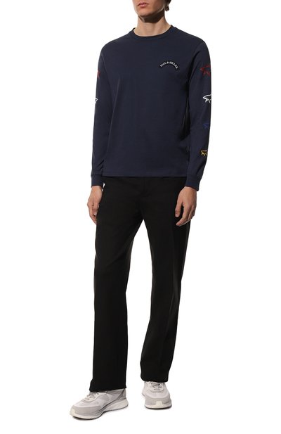 Хлопковый лонгслив PAUL&SHARK, арт. 22411587, фото 2