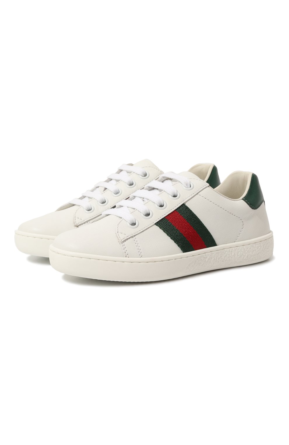 Кожаные кеды ace GUCCI, арт. 433148 CPWE0, фото 1