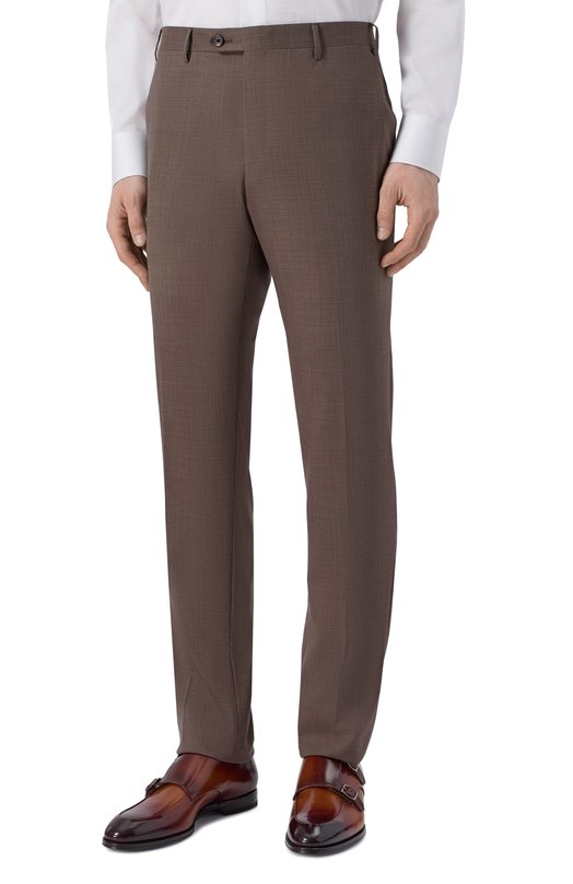 Шерстяной костюм Corneliani 27X007/2718425_SET Коричневый  27X007/2718425_SET Фото 4