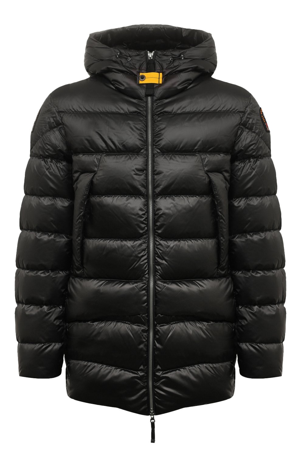 Пуховик PARAJUMPERS черного цвета по цене 88800 руб., арт. PMPUSX04, фото 1 Пуховик PARAJUMPERS, арт. PMPUSX04, фото 1