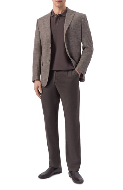 Кожаные лоферы BARRETT темно-коричневого цвета по цене 63450 руб., арт. 261U024.1/CERV0 ASP0RT, фото 2 Кожаные лоферы BARRETT, арт. 261U024.1/CERV0 ASP0RT, фото 2