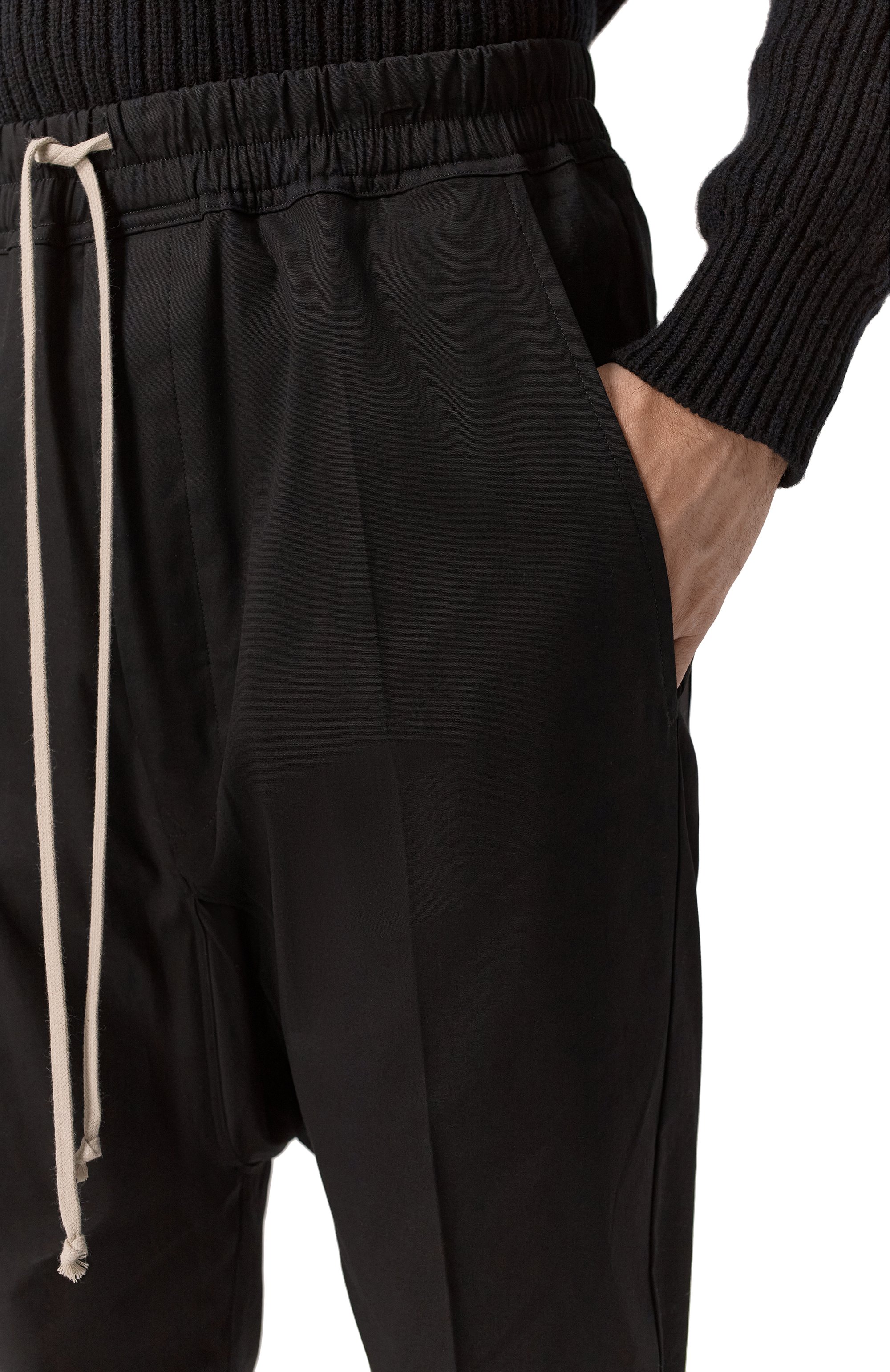 Хлопковые брюки RICK OWENS, арт. RU02E1380/TE, фото 5