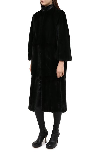 Норковая шуба с поясом YVES SALOMON, арт. 9WYM30520VFLX, фото 3