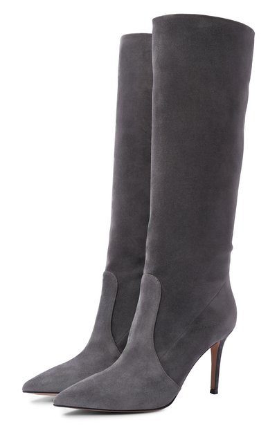 Женские замшевые сапоги hansen 90 GIANVITO ROSSI, арт. G80626.85RIC.C45LAPI