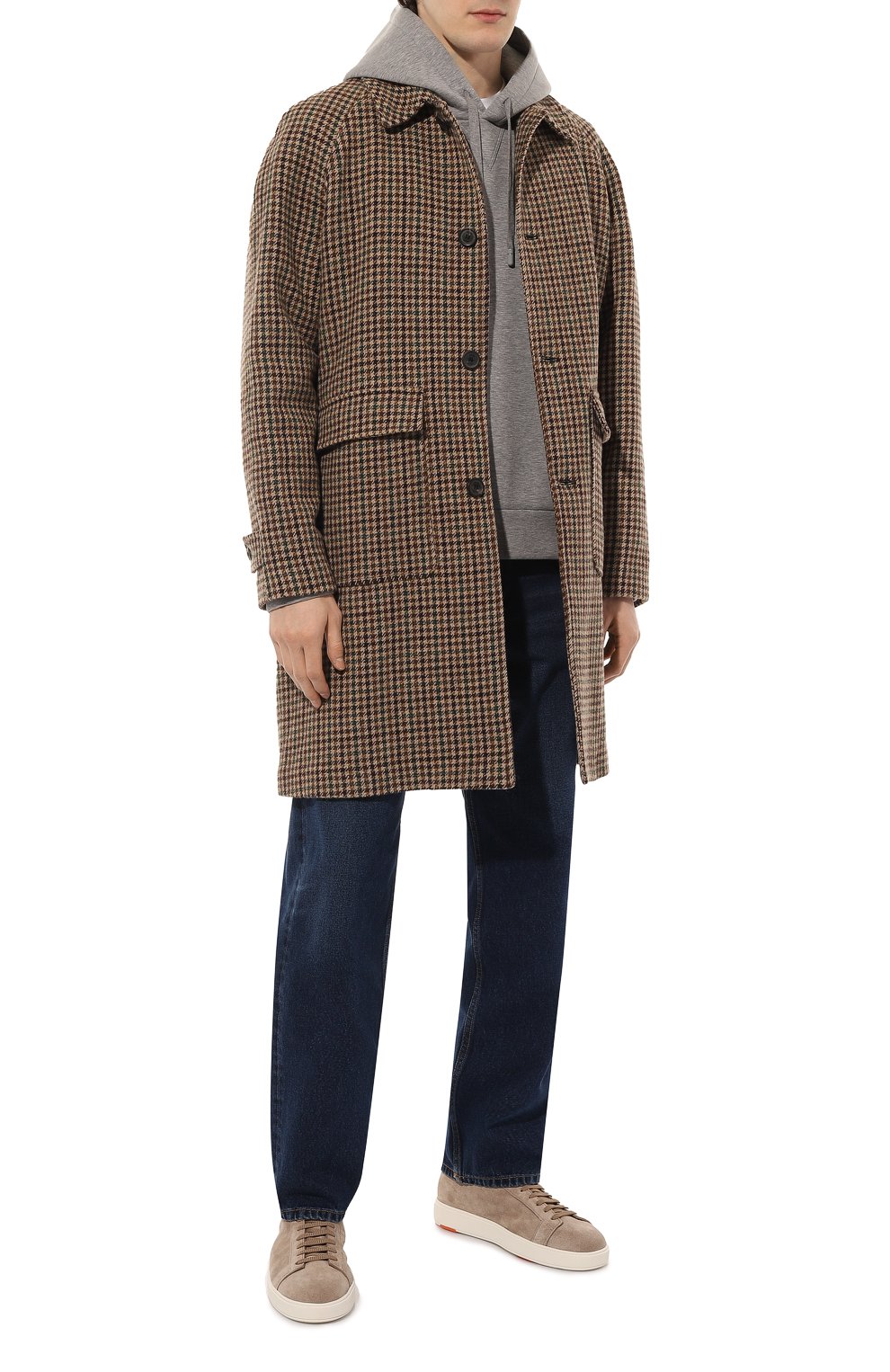 Замшевые кеды cleanic SANTONI, арт. MBCD21571BARCSB7E82, фото 2