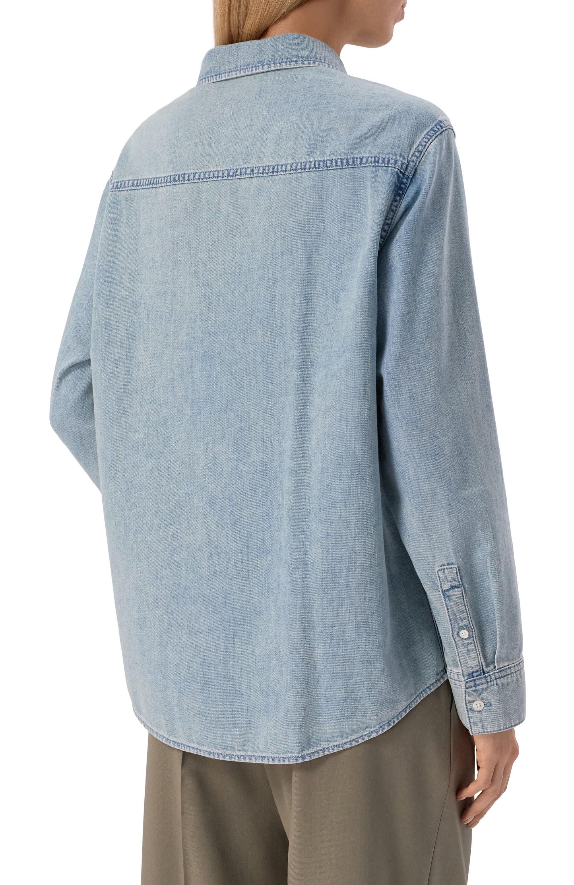 Джинсовая рубашка 12 STOREEZ, арт. 134003, фото 4