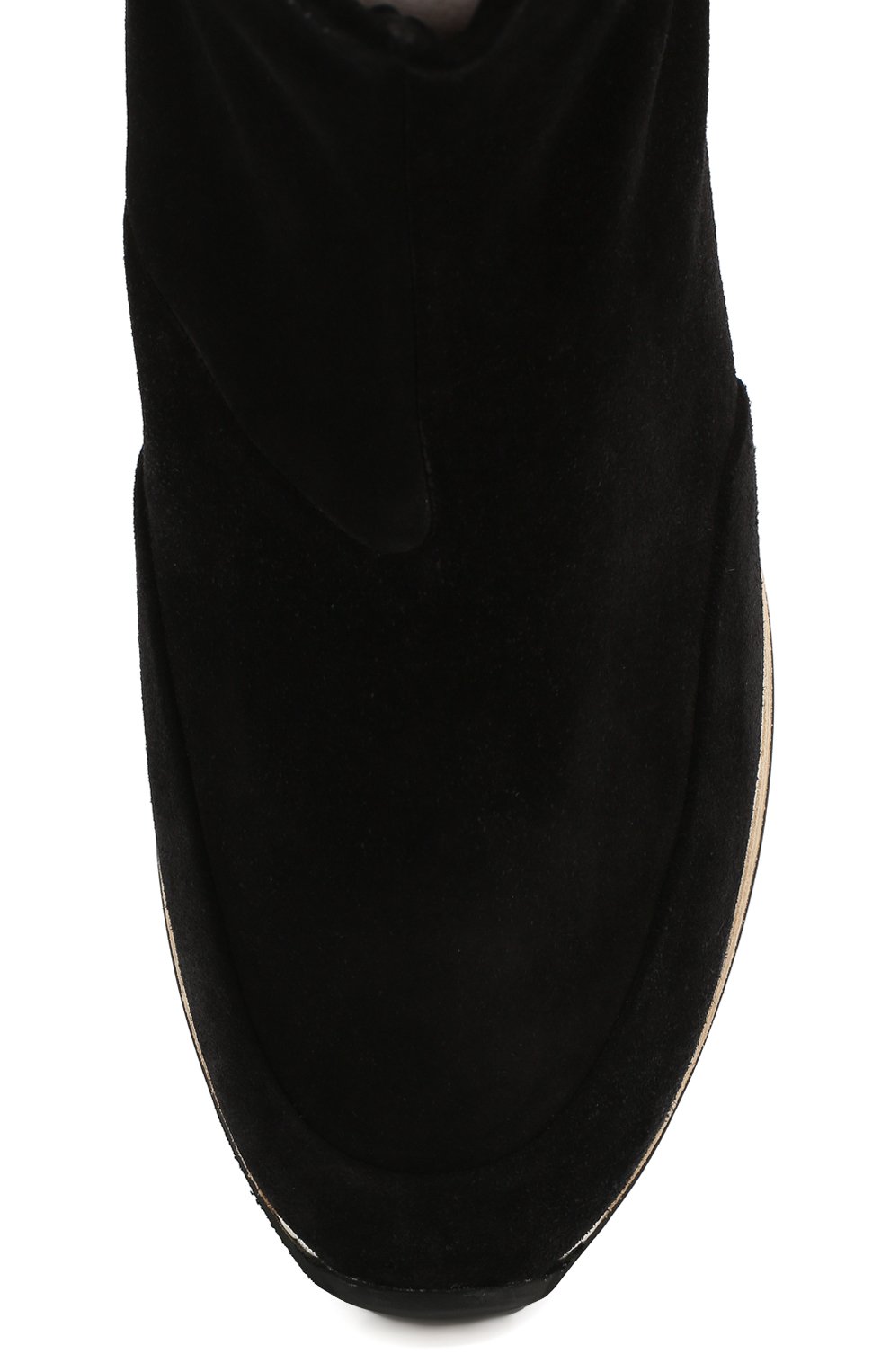 Замшевые сапоги DUNHILL черного цвета по цене 81750 руб., арт. DU19F1323G3, фото 5 Замшевые сапоги DUNHILL, арт. DU19F1323G3, фото 5