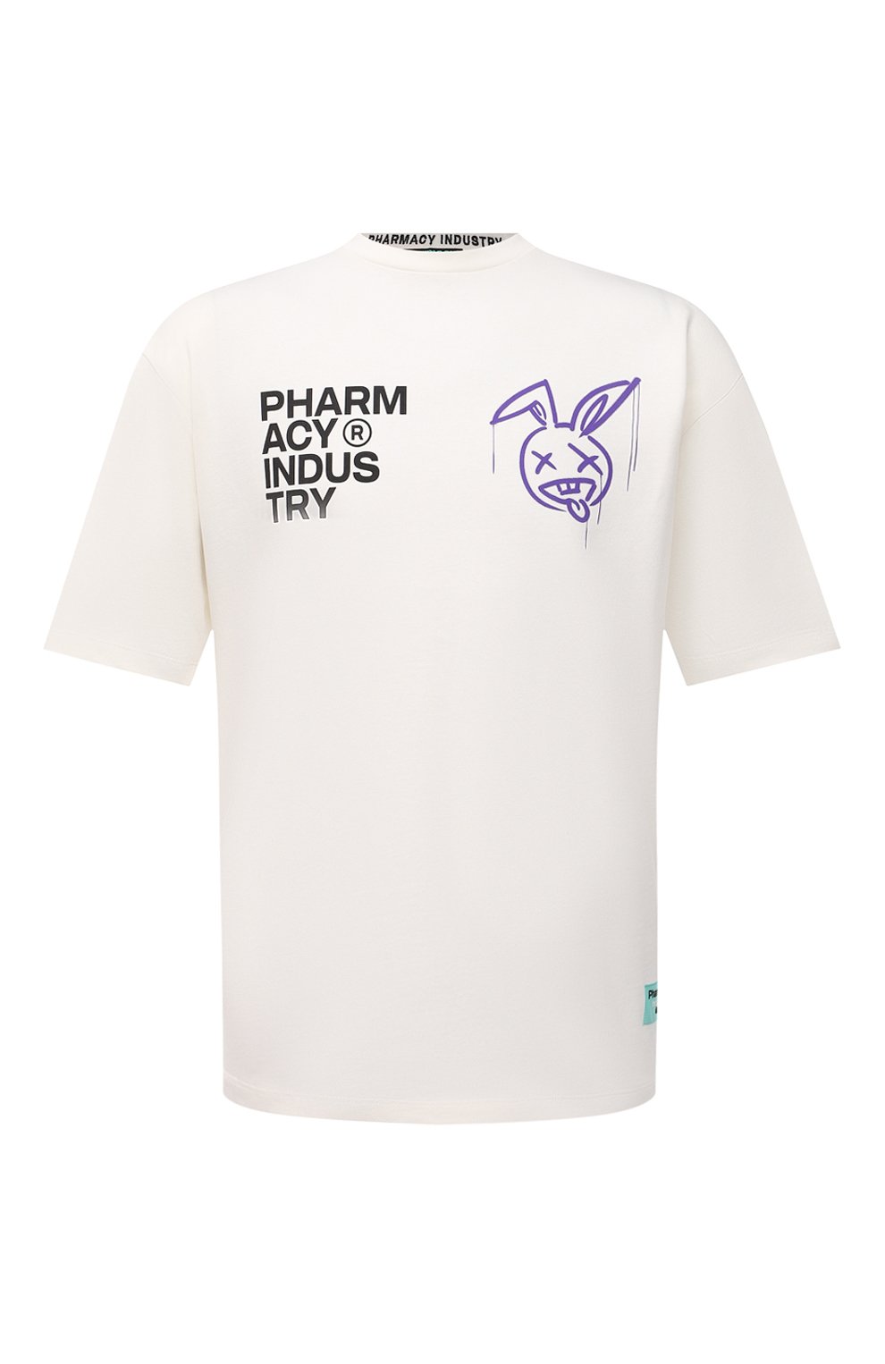 Хлопковая футболка PHARMACY INDUSTRY, арт. PHMSTMM338, фото 1