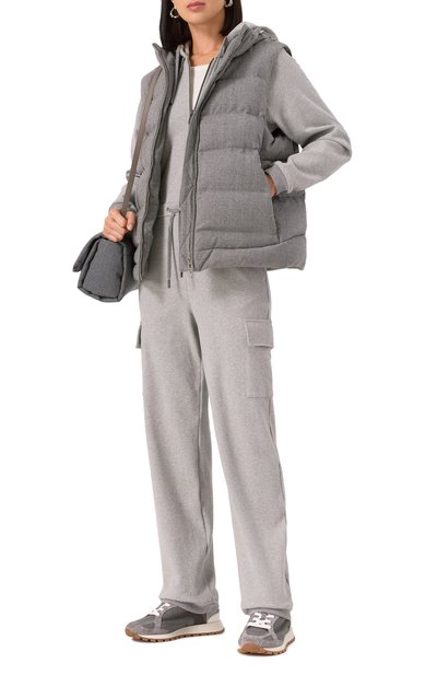 Комбинированные кроссовки BRUNELLO CUCINELLI, арт. MZ25G2777, фото 2