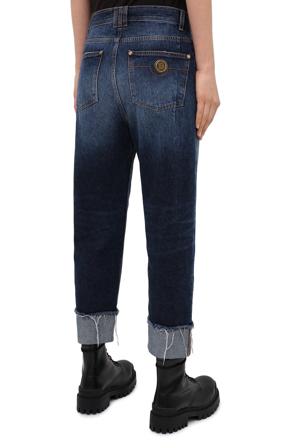 Джинсы BALMAIN синего цвета по цене 82800 руб., арт. UF05701/D073, фото 4 Джинсы BALMAIN, арт. UF05701/D073, фото 4
