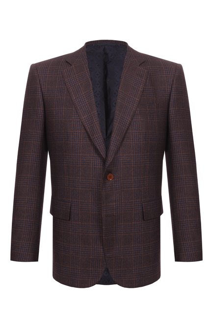 Мужской пиджак из шерсти и кашемира STEFANO RICCI, арт. S1RF432000/B168HA/60