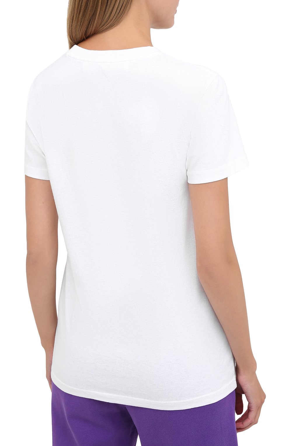 Хлопковая футболка OFF-WHITE белого цвета по цене 27150 руб., арт. 0WAA049E20JER0070110, фото 4 Хлопковая футболка OFF-WHITE, арт. 0WAA049E20JER0070110, фото 4