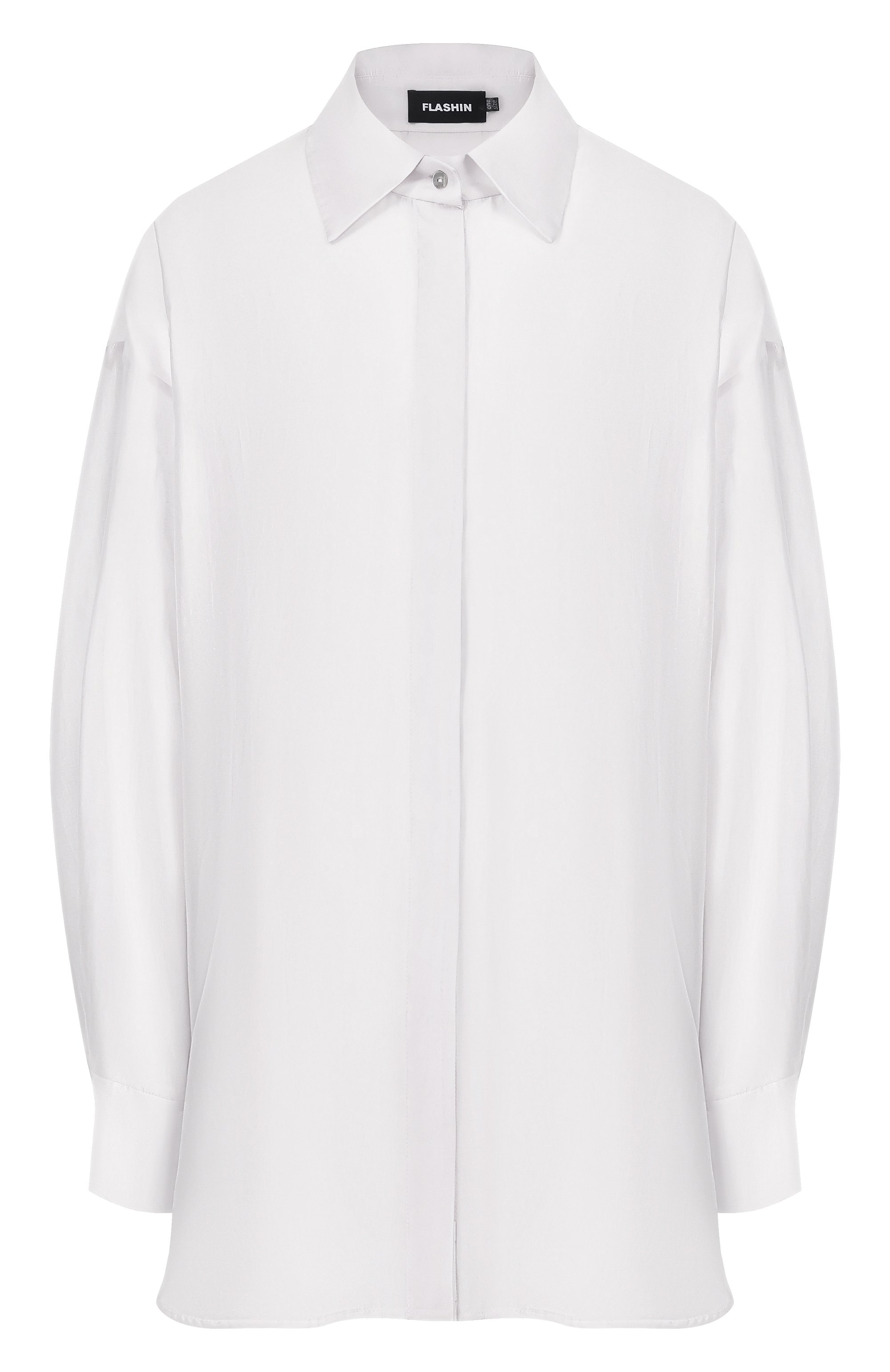 Рубашка FLASHIN белого цвета по цене 24000 руб., арт. FS26SBBO, фото 1 Рубашка FLASHIN, арт. FS26SBBO, фото 1