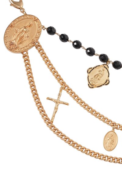 Пояс DOLCE & GABBANA золотого цвета по цене 431500 руб., арт. WLS6V1/W1111, фото 3 Пояс DOLCE & GABBANA, арт. WLS6V1/W1111, фото 3