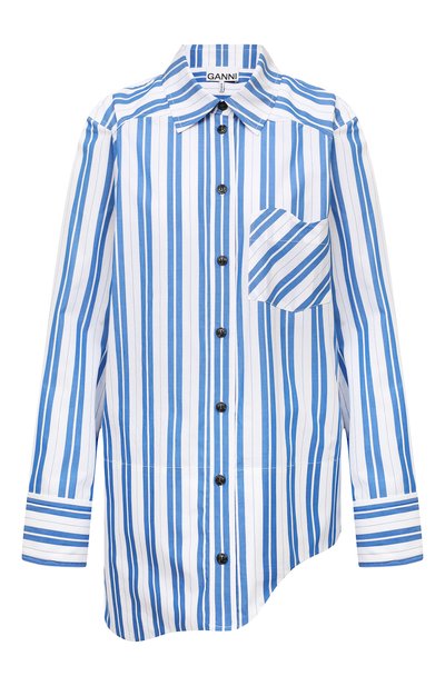 Хлопковая рубашка GANNI, арт. F5978, фото 1