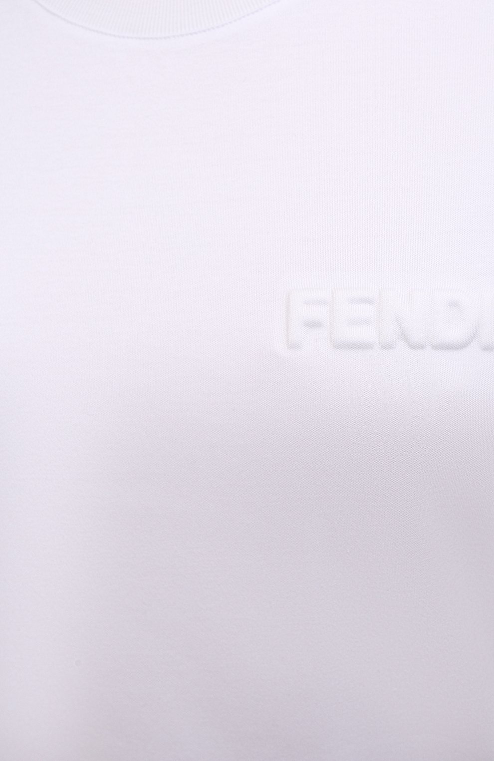 Хлопковая футболка FENDI белого цвета по цене 53550 руб., арт. FS7254 AFLD, фото 5 Хлопковая футболка FENDI, арт. FS7254 AFLD, фото 5