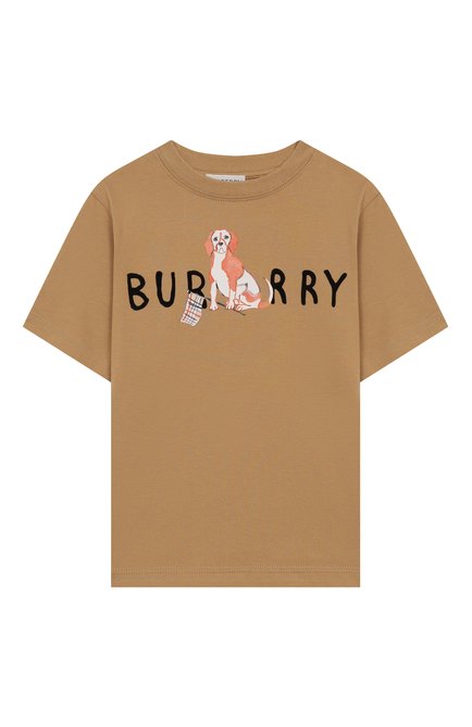 Хлопковая футболка BURBERRY, арт. 8109523
