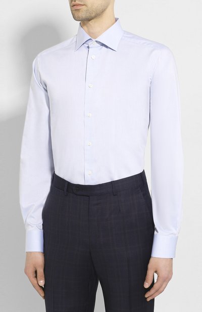 Хлопковая сорочка с воротником кент ETON, арт. 3548 79311, фото 3