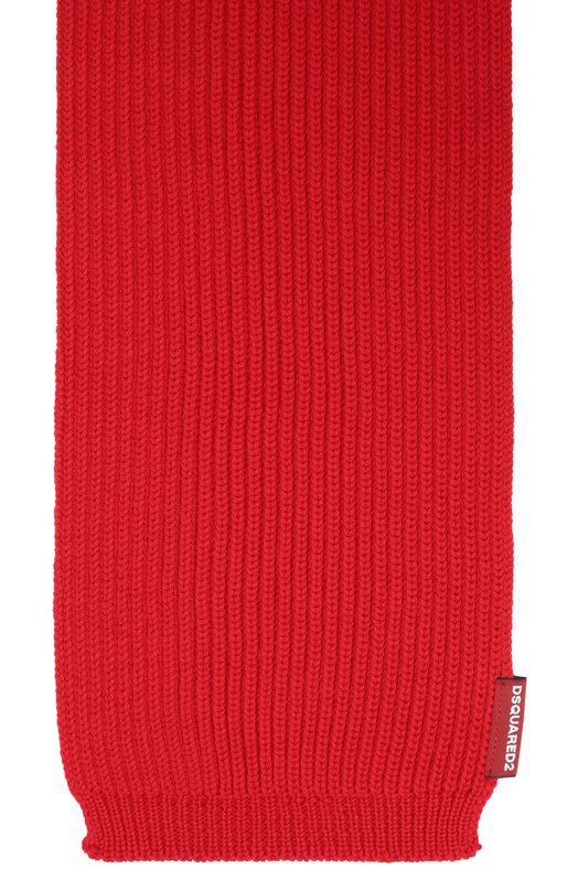 Шерстяной комплект из шапки и шарфа Dsquared2 GBM0003/01W00001 Красный  GBM0003/01W00001 Фото 6