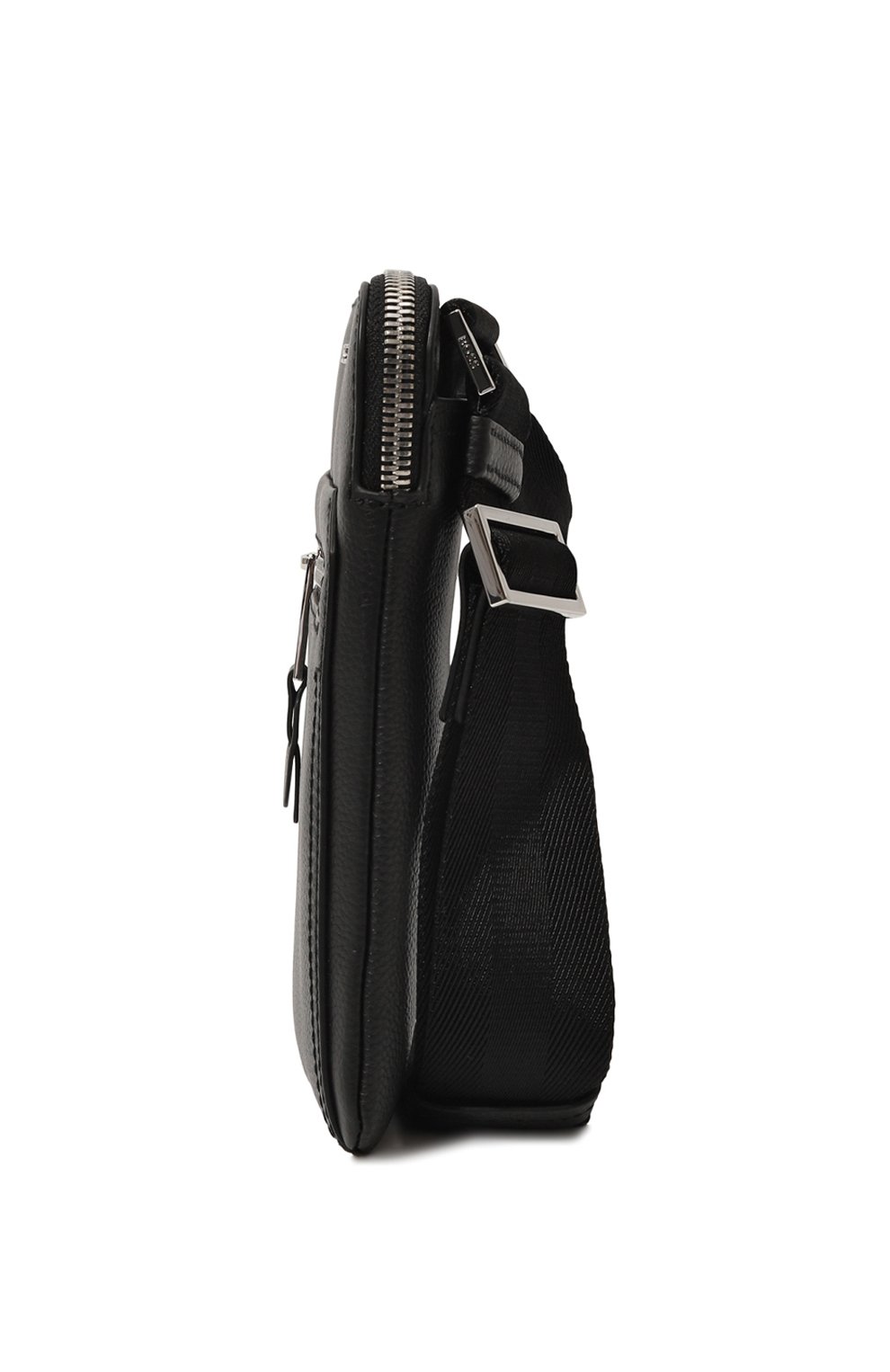 Кожаная сумка BOSS черного цвета по цене 33300 руб., арт. 50503699, фото 4 Кожаная сумка BOSS, арт. 50503699, фото 4